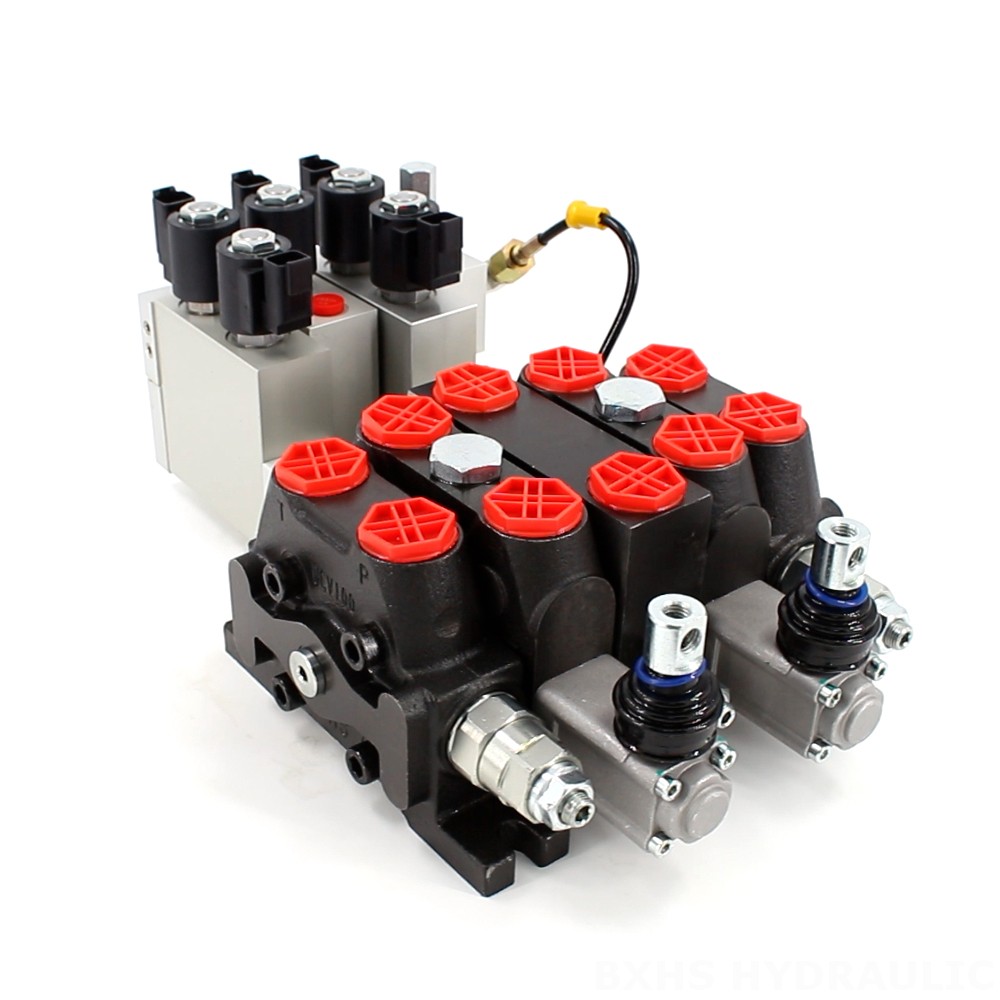 DCV100-OT-J-OT Elektrohidrolik 3 Makara Kesitsel Yönsel Valf image
