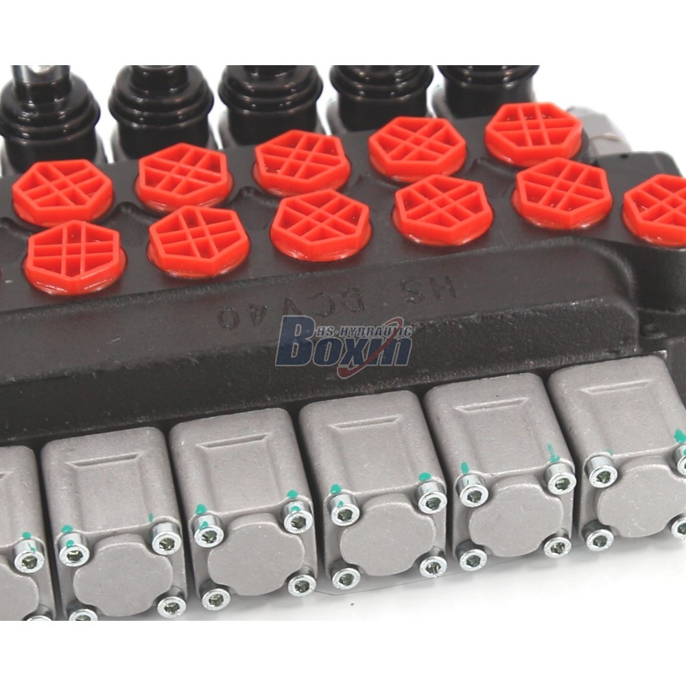 DCV40 Hydraulic Directional Valve 6 Spool Monoblock Type detail image