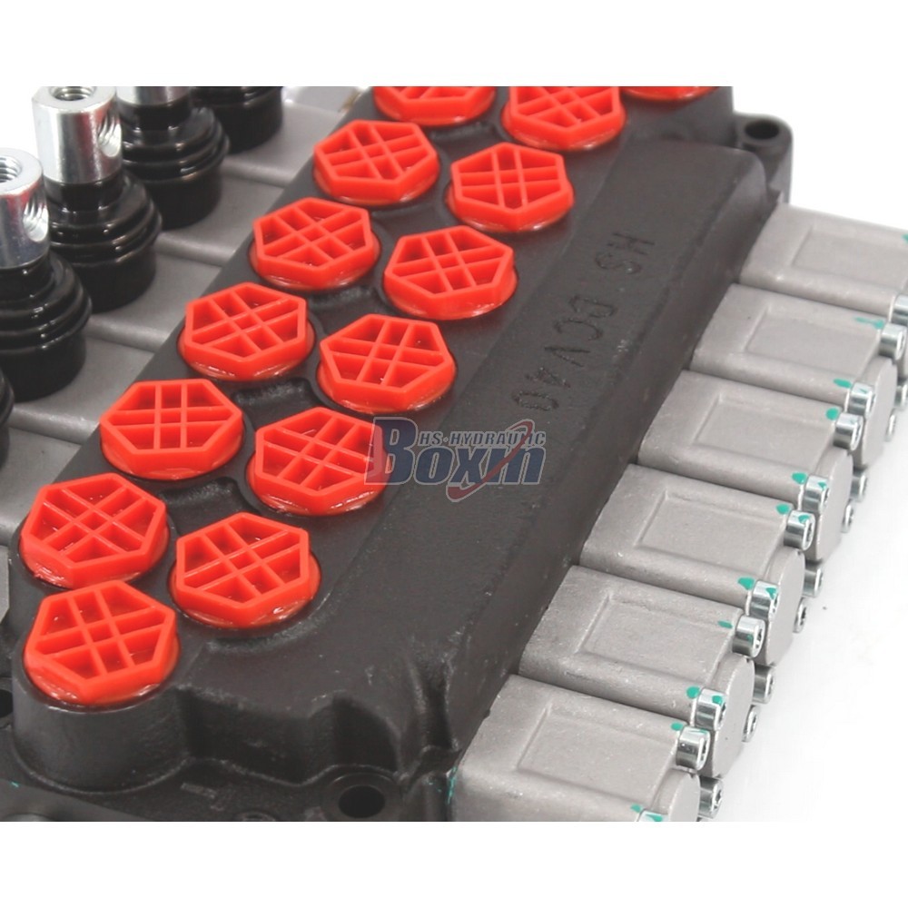 DCV40 Manual 6 Spool Monoblock Directional Valve for Hydraulic Systems detail image