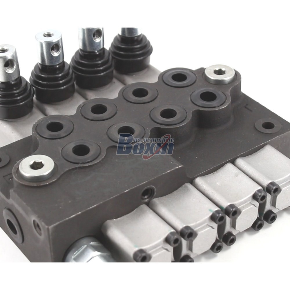 HS45 Manual 4 Spool Monoblock Directional Valve for Hydraulic Systems detail image