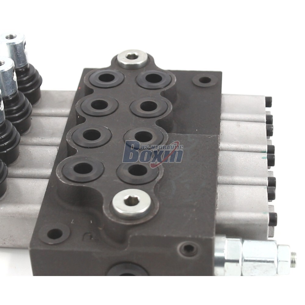 HS45 Manual 4 Spool Monoblock Directional Valve for Hydraulic Systems detail image