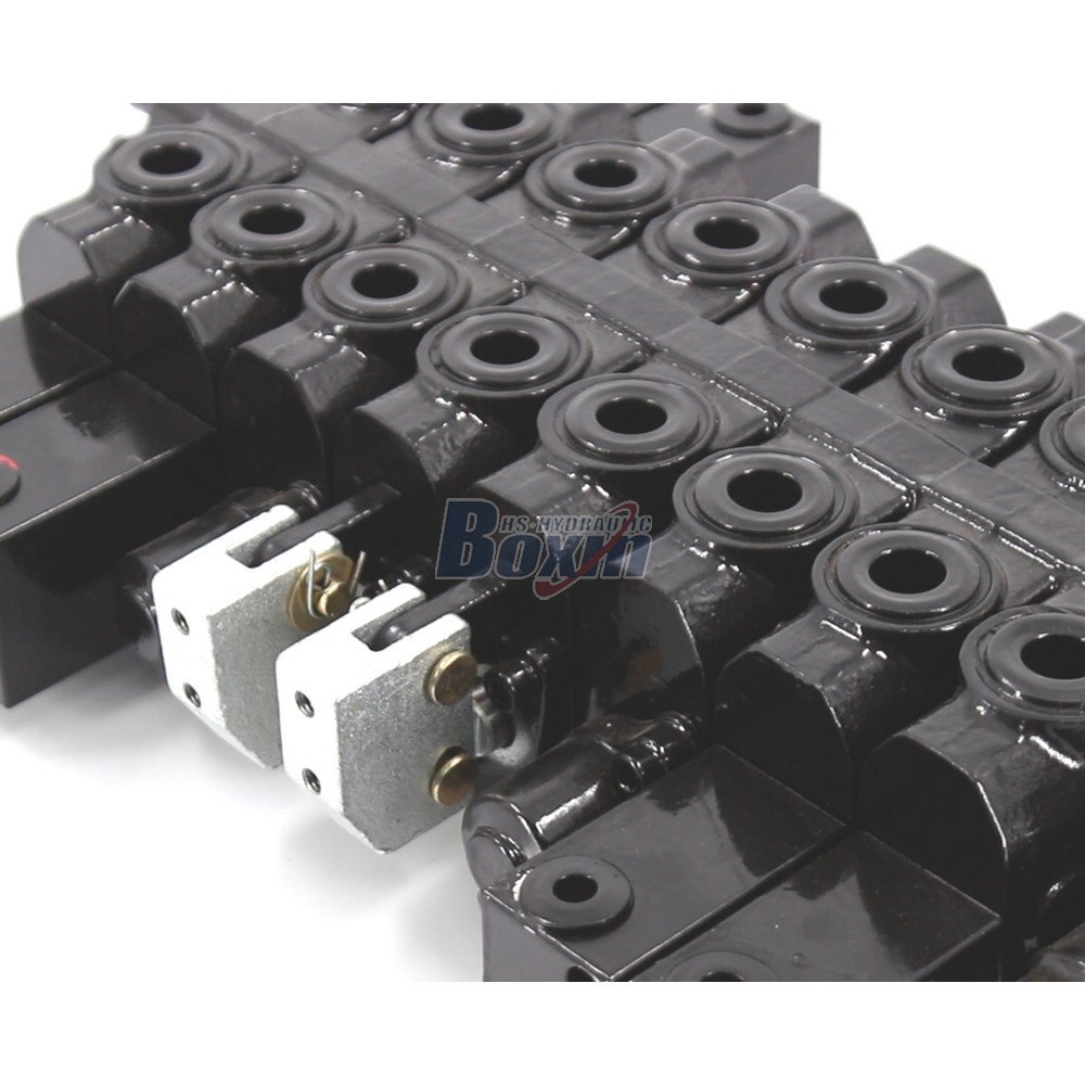 Industrial HSW50 8 Spool Hydraulic and Manual Directional Valve detail image