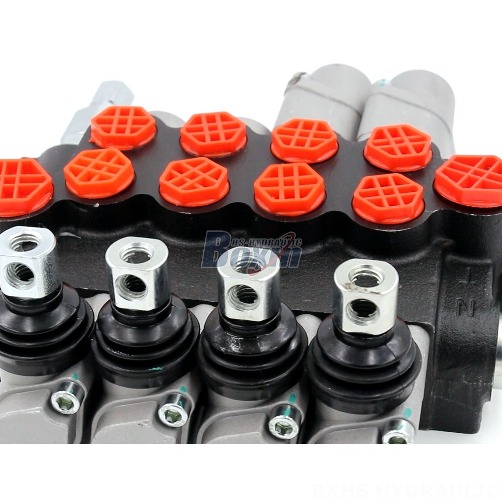 P40-G12-G38-2OT-2QTW 4-Spool Hydraulic Directional Valve | Factory Direct & Customizable detail image