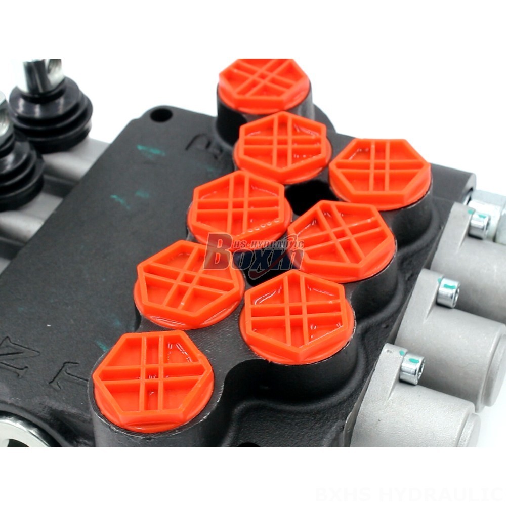 P80-G34-OT Manual 3 Spool Monoblock Directional Valve detail image