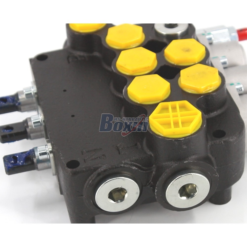 High Pressure P80A-G-BT-2OT 3 Spool Hydraulic Directional Valve detail image