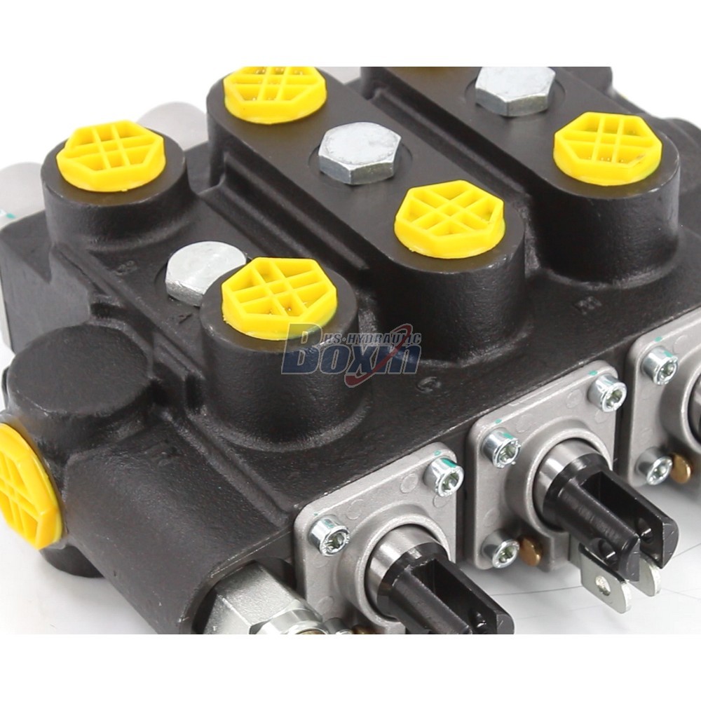 RD5300NPT-3OT Manual 3 Spool Hydraulic Control Valve for Heavy Duty Applications detail image