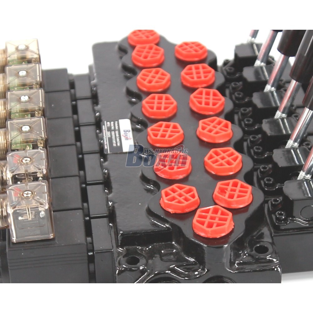 OEM/ODM and Custom Label SD5-PG2 Solenoid 6 Spool Monoblock Directional Valve detail image