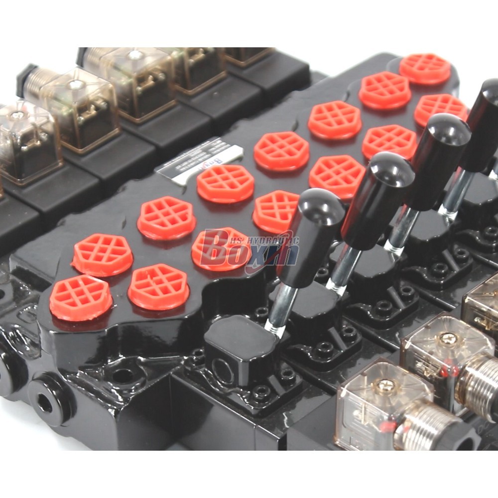 OEM/ODM and Custom Label SD5-PG2 Solenoid 6 Spool Monoblock Directional Valve detail image