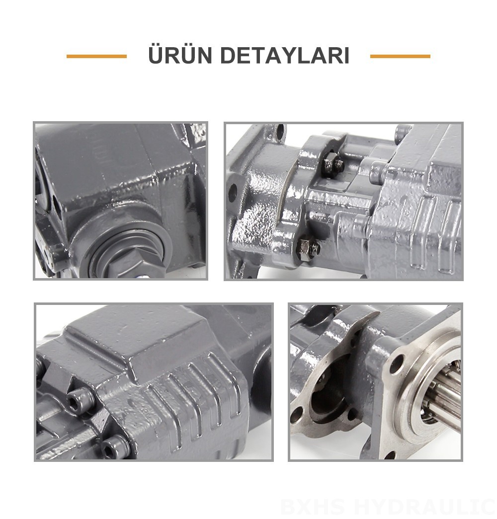 BF62M 63 cc/dev 20 MPa (2900 psi) Hidrolik Dişli Pompa