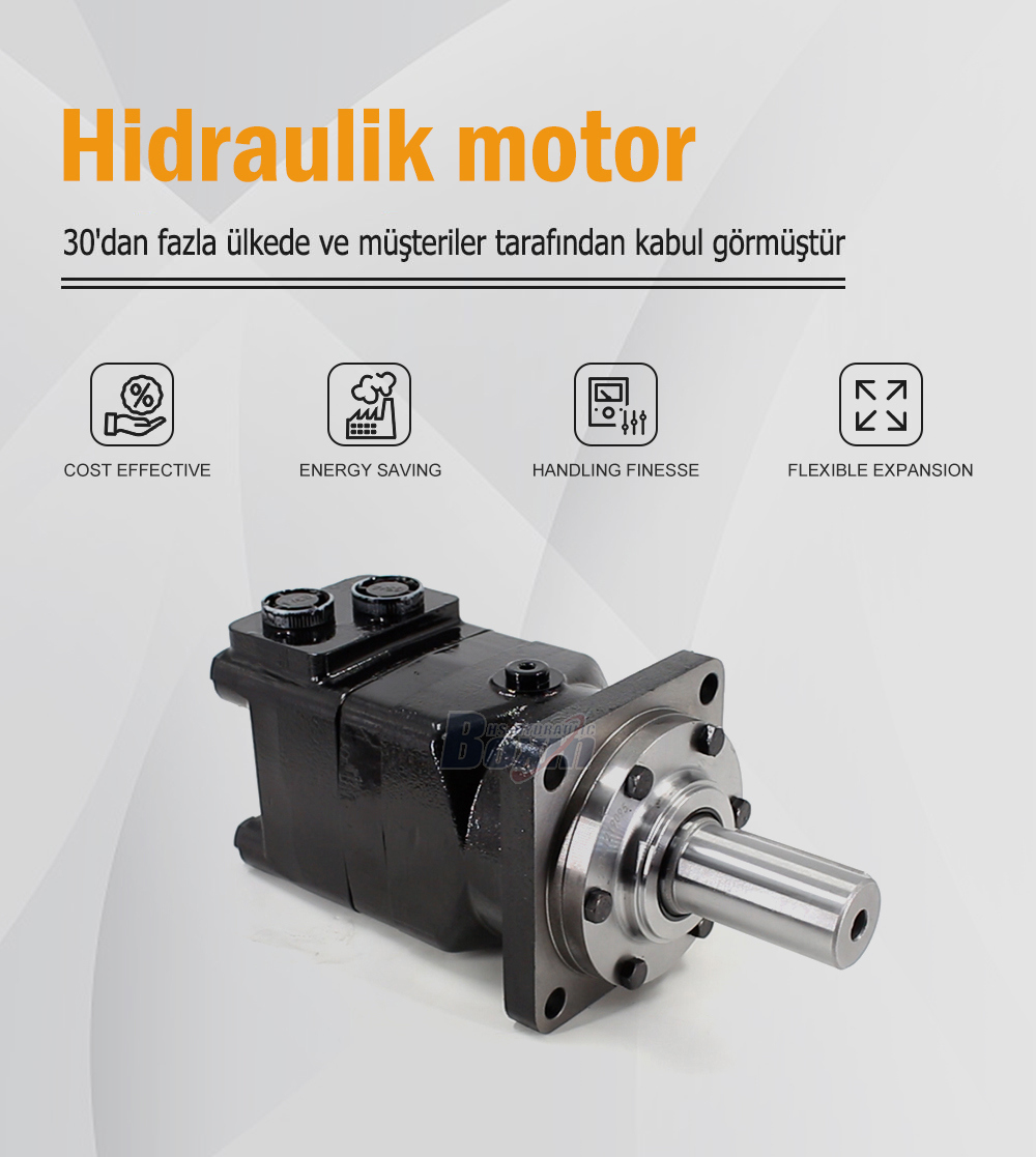 BMT400 Hydraulic Motor 400 cc/r 125 Lpm Orbital Motor