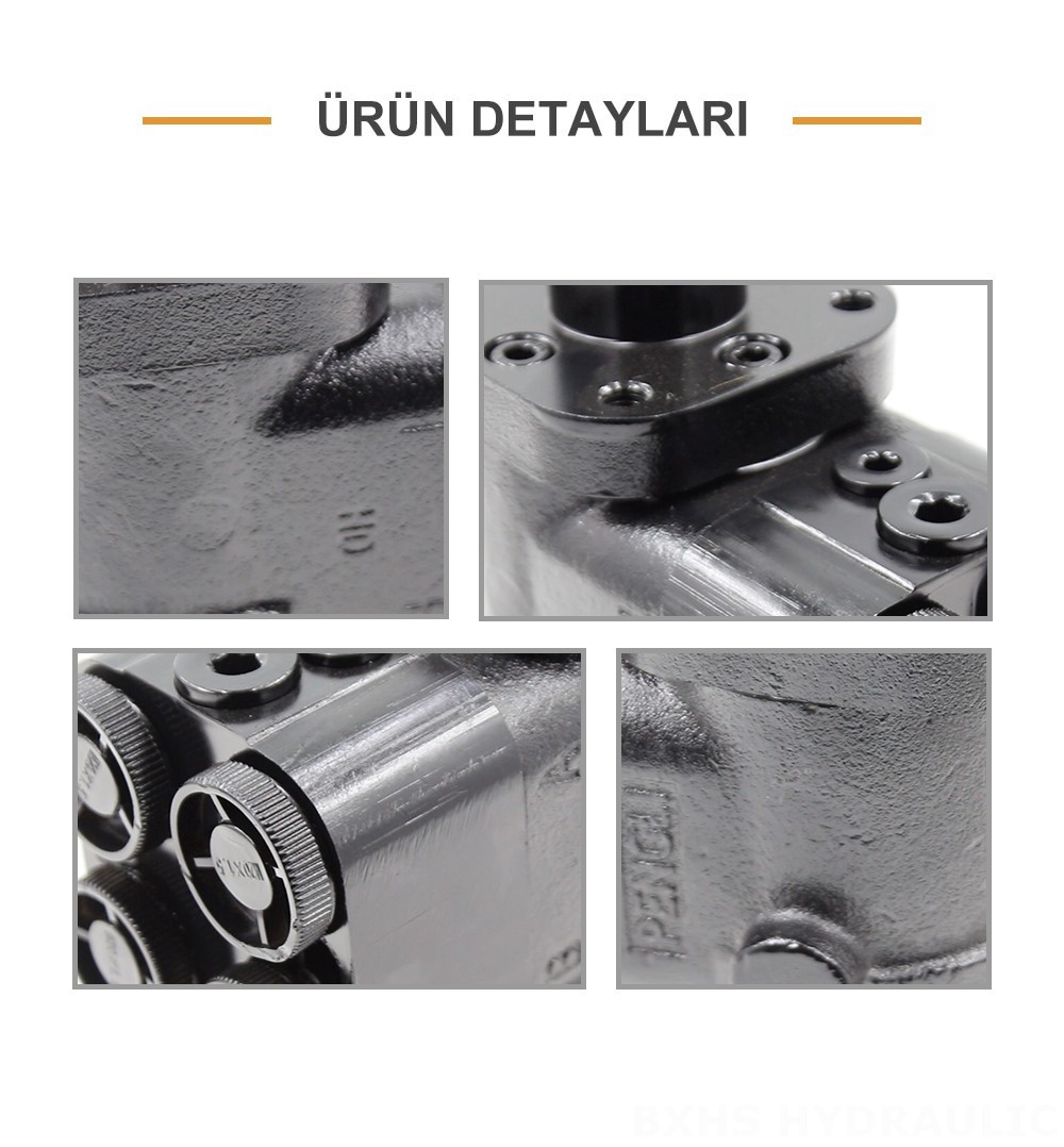 BZZ1-E80+FKA 80 ml/r 6 L/dakika Direksiyon Ünitesi