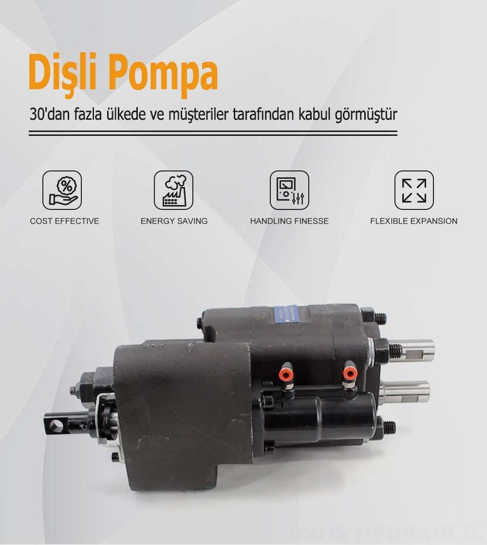C101-25-LAS 112 cc/dev Hidrolik Dişli Pompa
