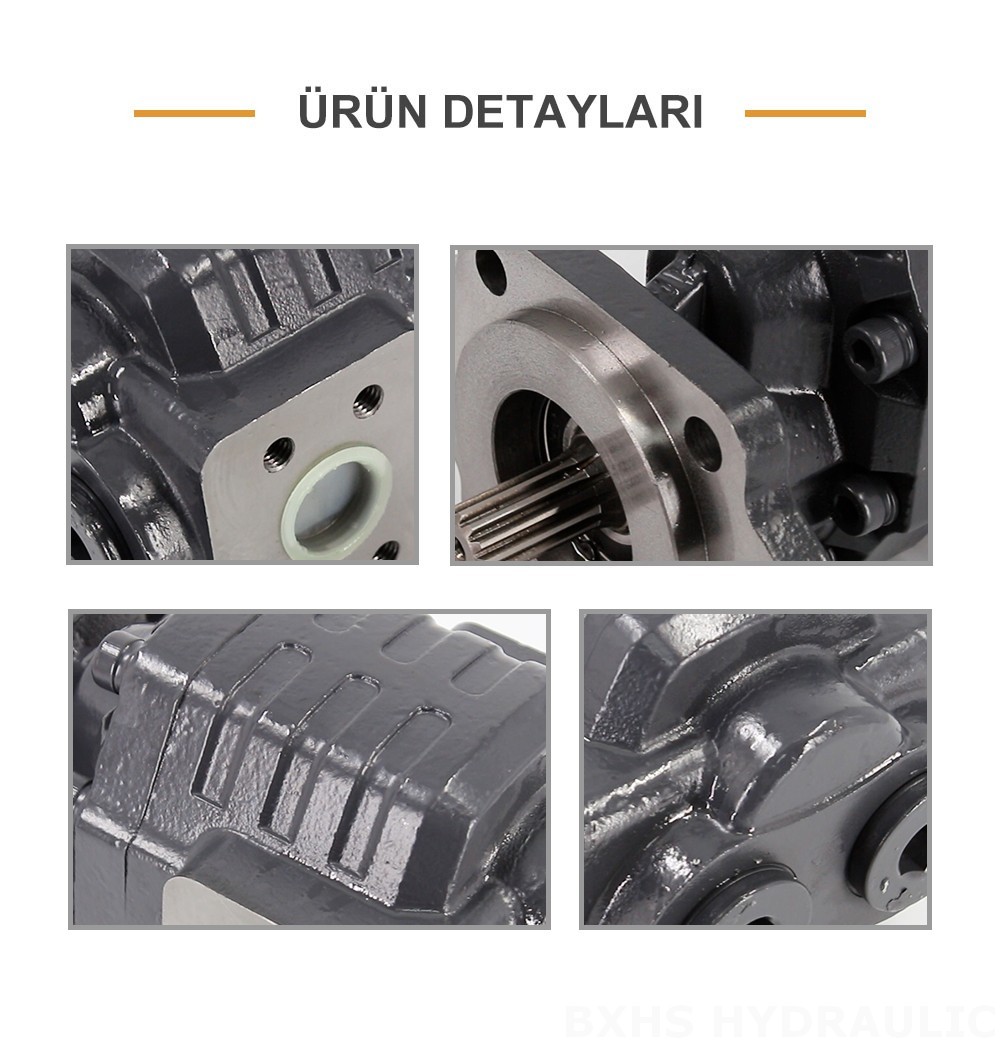 CBHC-2082 82 cc/devir 28 MPa (4061 psi) Hidrolik Dişli Pompa