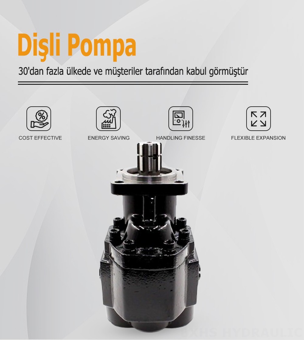 CBHST1-ISO-120 120 cc/dev Hidrolik Dişli Pompa