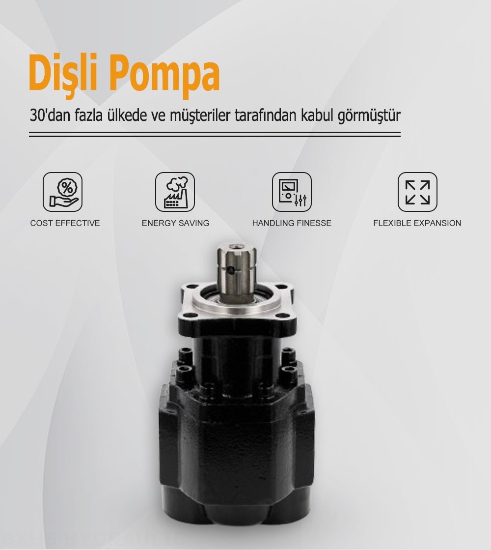 CBHST1-ISO-63  63 cc/dev Hidrolik Dişli Pompa