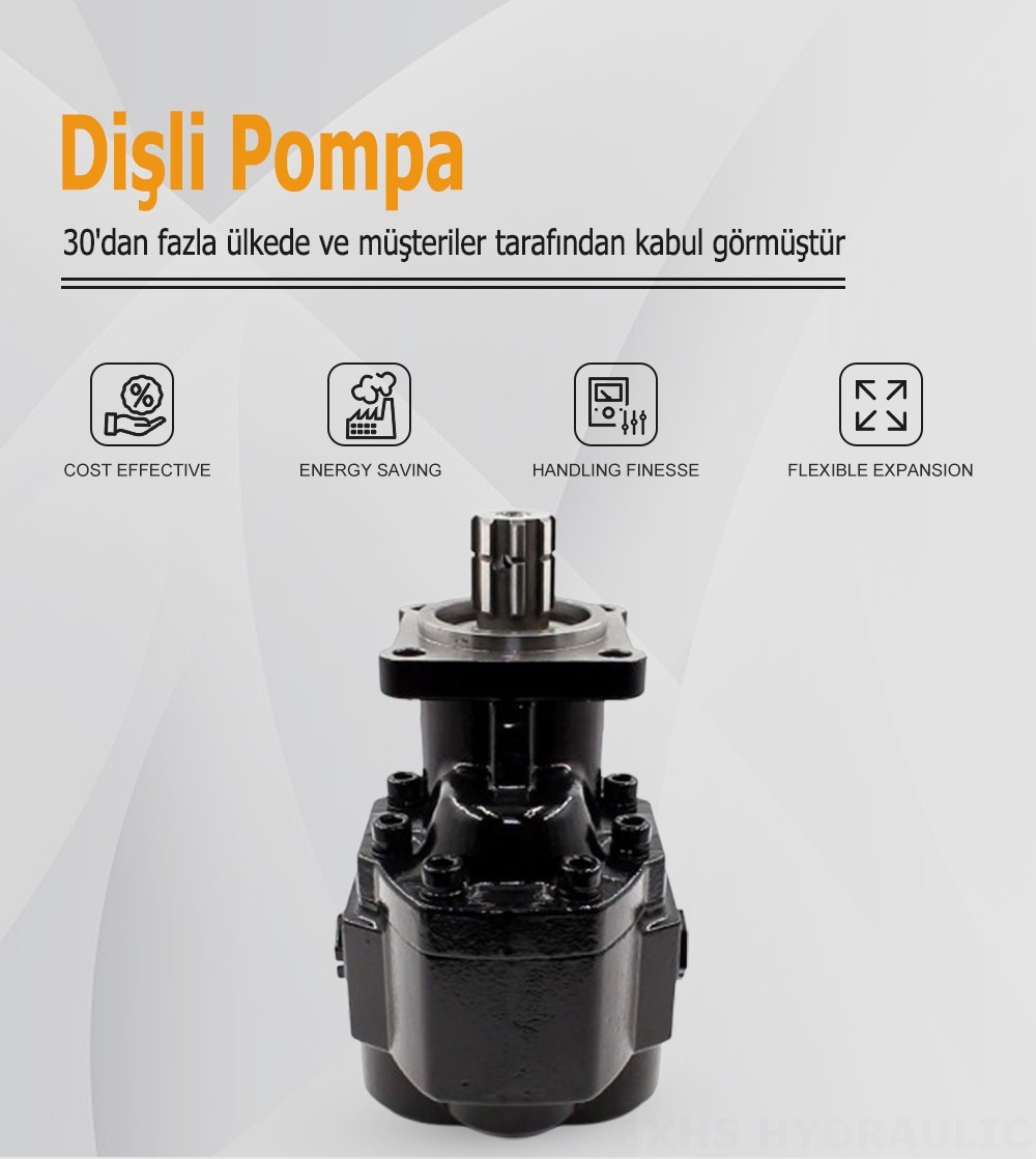 CBHST1-ISO-80 80 cc/dev Hidrolik Dişli Pompa