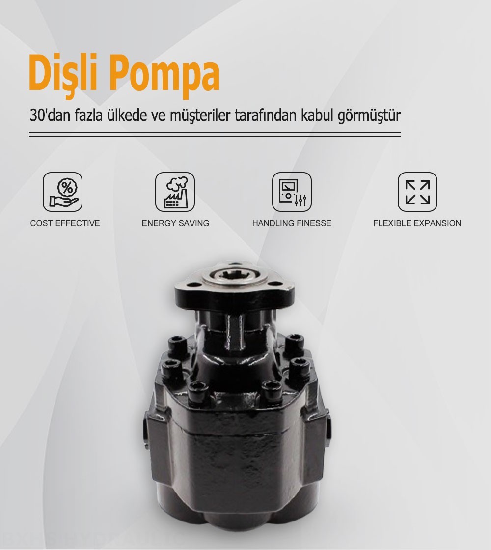 CBHST1-UNI-63 63 cc/dev Hidrolik Dişli Pompa