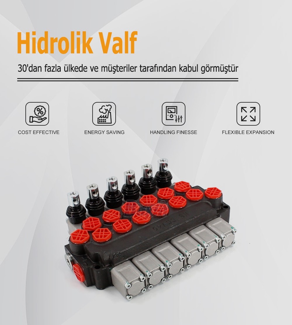 Direct Factory Wholesale DCV40 Manual 6 Spool Directional Valve