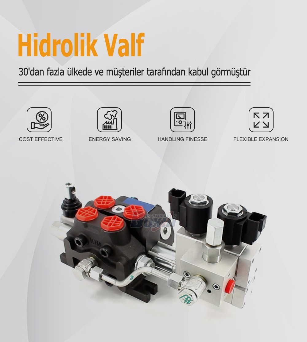 1 Spool DCV60 Electro-hydraulic Sectional Valve for Mobile Hydraulics