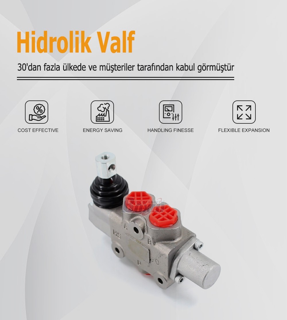 Industrial DF5-DKL 1 Spool Multi-Way Manual Flow Control Valve