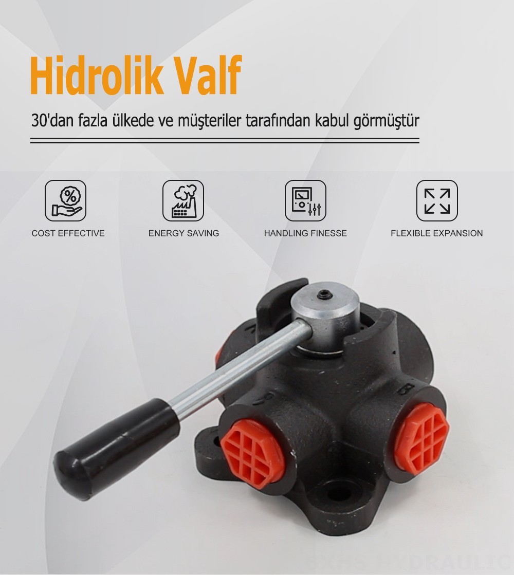 HSDV34 Manuel 1 Makara Debi Yönlendirici Valf