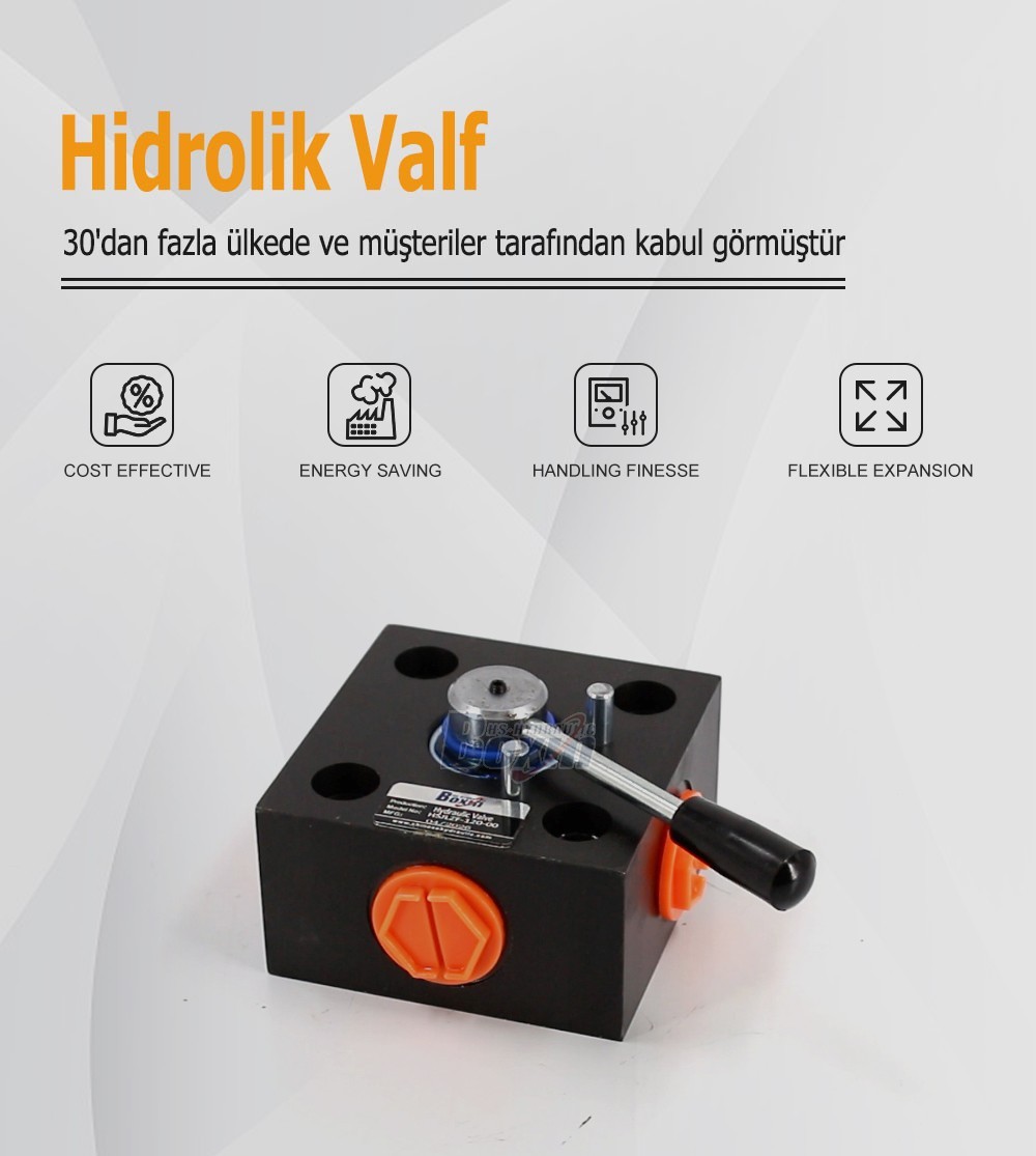 HSJLZF-120 Series Monoblock Directional Control Valve 1 Spool Manual Type