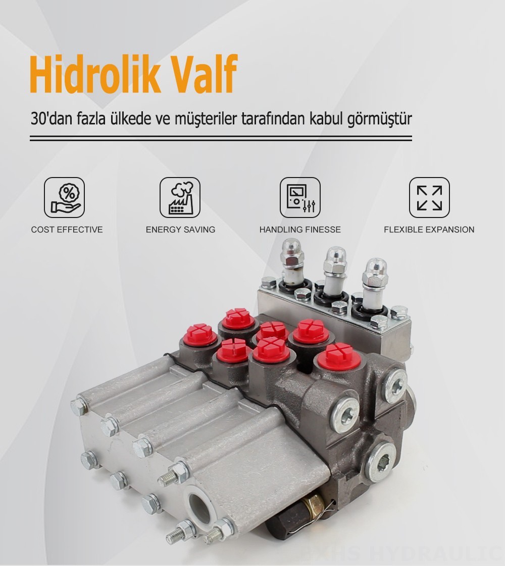 MP80 Manuel 3 Makara Hidrolik Dağıtıcı