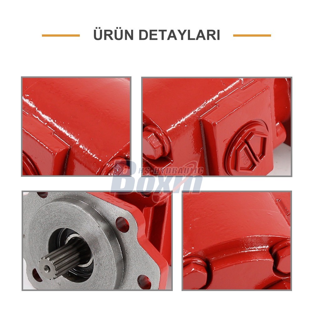 High Performance P21A646JEAL20-25-H 64.6 cc/rev Hydraulic Gear Pump Supply