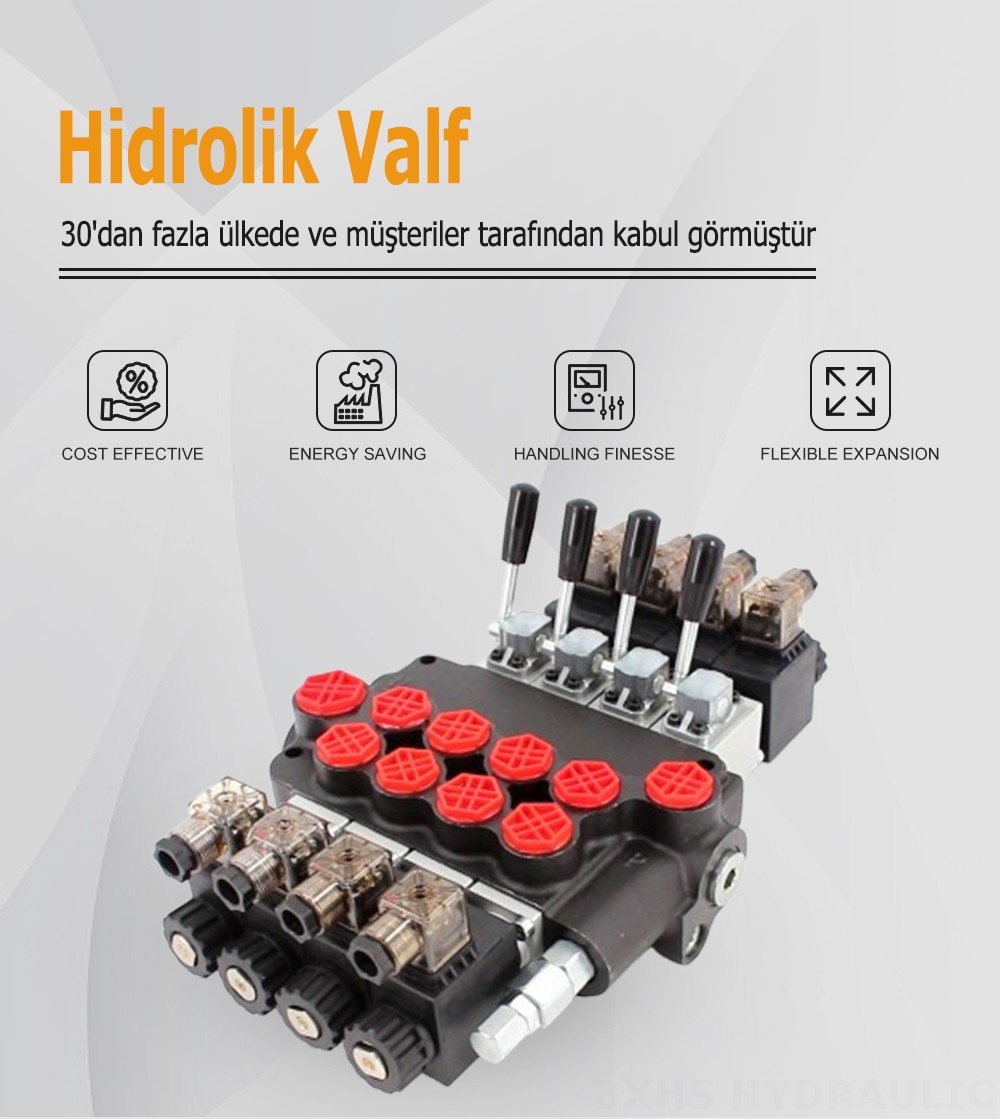 P40-S Selenoid 4 Makara Monoblok Yönlendirmeli Vana