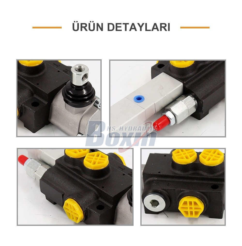 High Performance P40Q-OT Pneumatic Monoblock Directional Control Valve