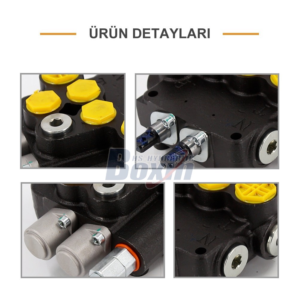 Direct Factory Wholesale P80A-G-BT-OT 2 Spool Control Valve