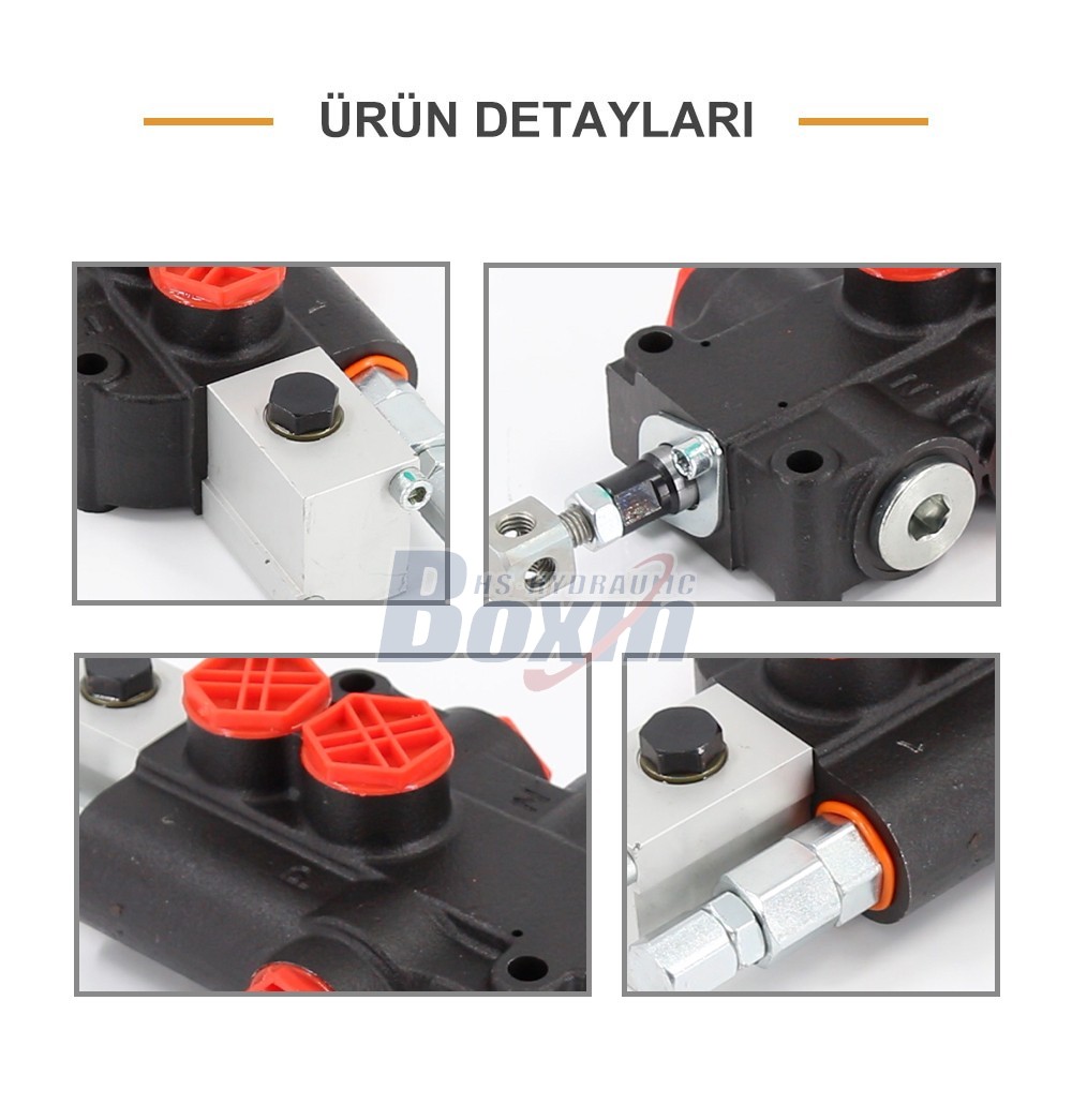 P80A-OX 1 Spool Monoblock Directional Valve for Heavy Machinery