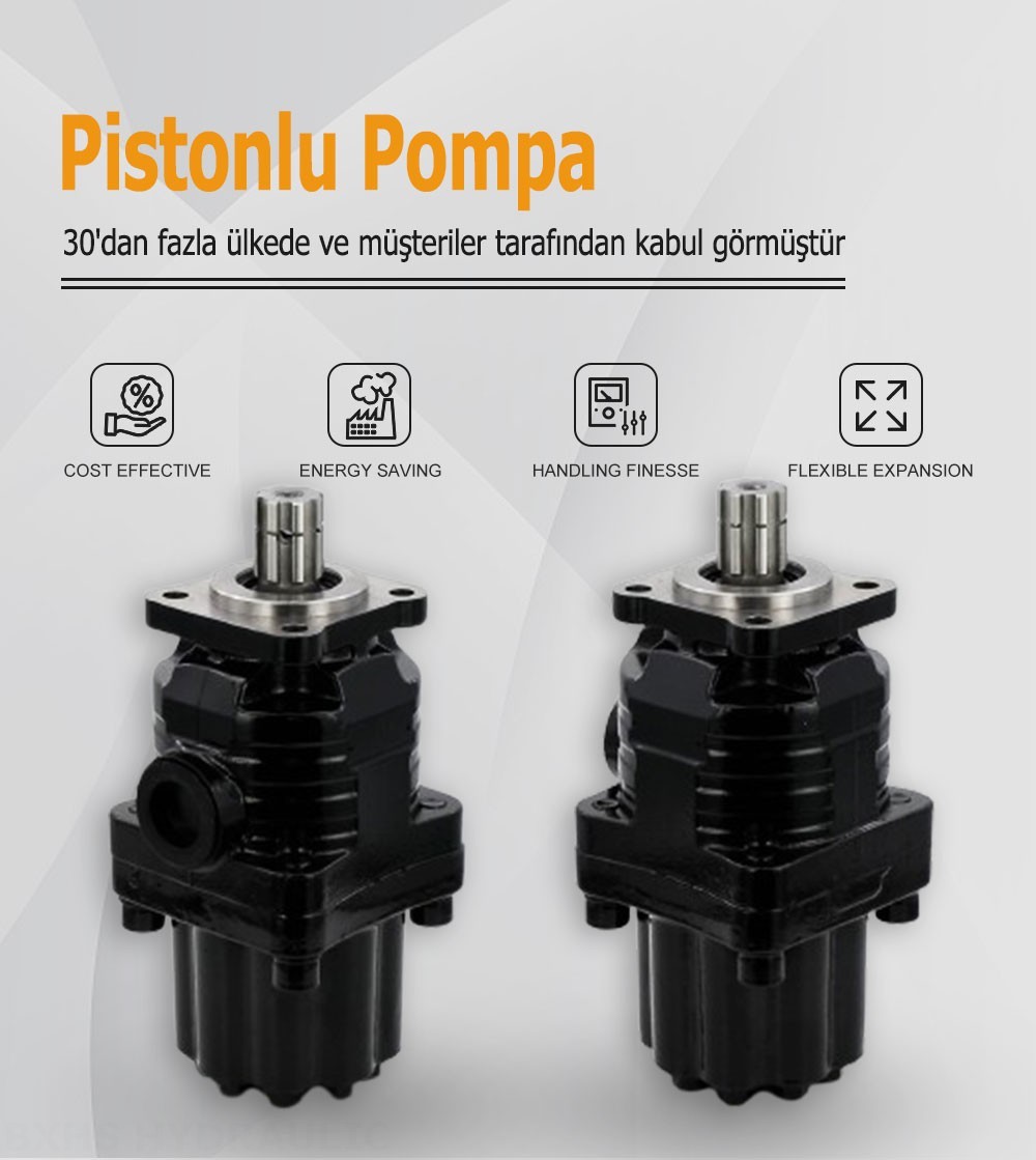 P9-80 80 cc/dev Hidrolik Piston Pompası