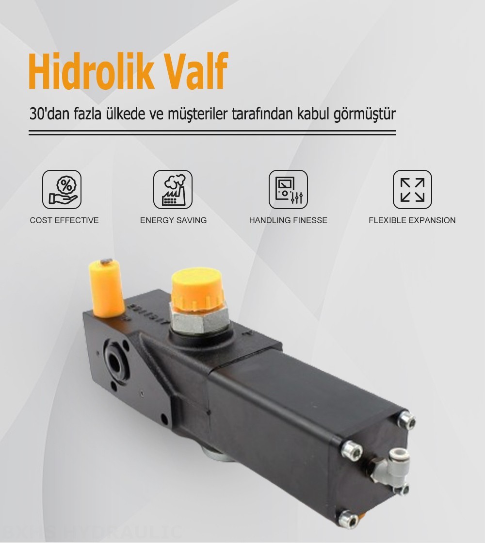 PT-1220 Pnömatik 1 Makara Hidrolik Kontrol Vanası