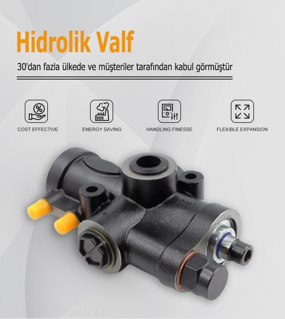 QFCK-F20L Pnömatik 1 Makara Hidrolik Kontrol Vanası