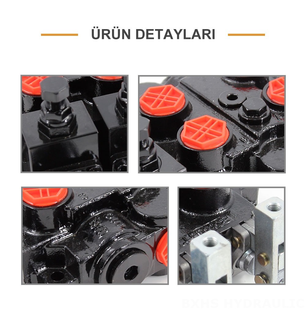RD5200-OU2 Manuel 2 Makara Hidrolik Kontrol Vanası