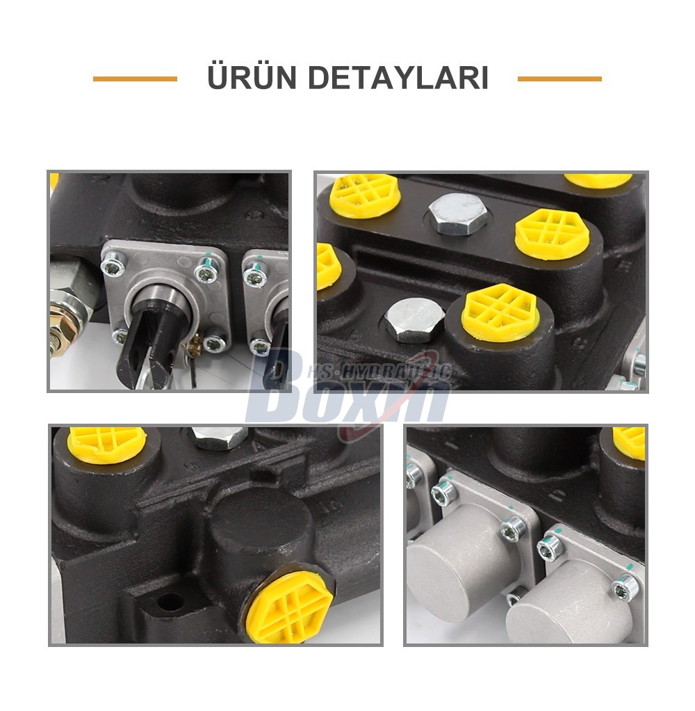 Factory Source RD5300NPT-3OT 3 Spool Manual Hydraulic Valve for Global Market
