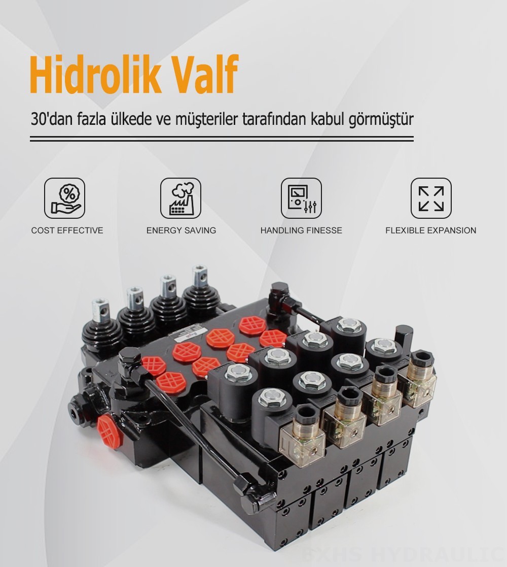 SD11-PG2 Elektrohidrolik 4 Makara Monoblok Yönlendirmeli Vana