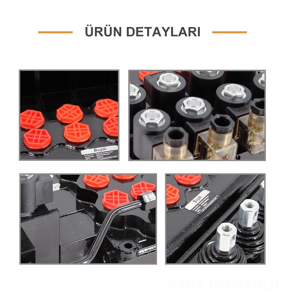 SD11-PG2 Elektrohidrolik 4 Makara Monoblok Yönlendirmeli Vana