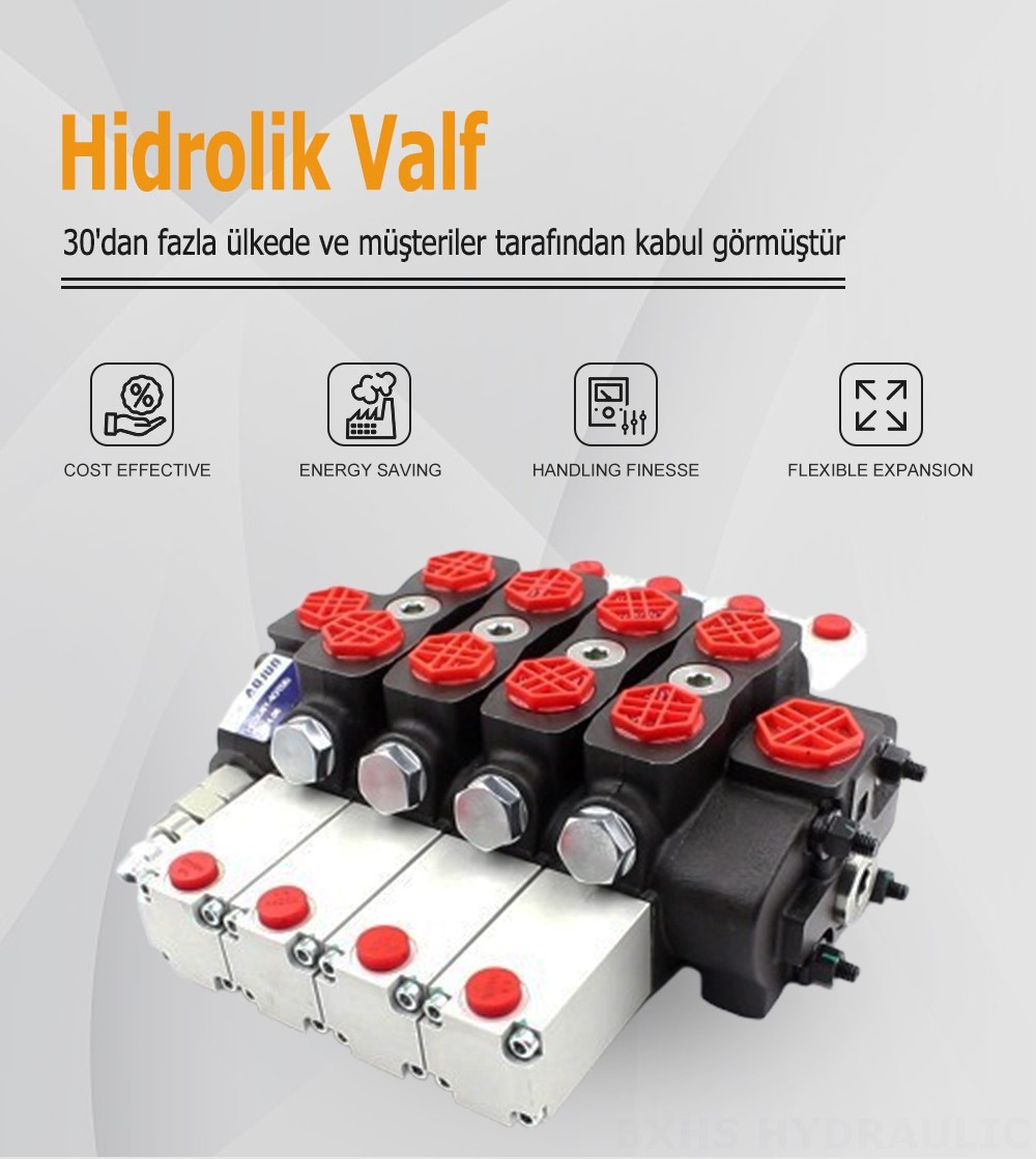 SD8 Hidrolik 4 Makara Kesitsel Yönsel Valf