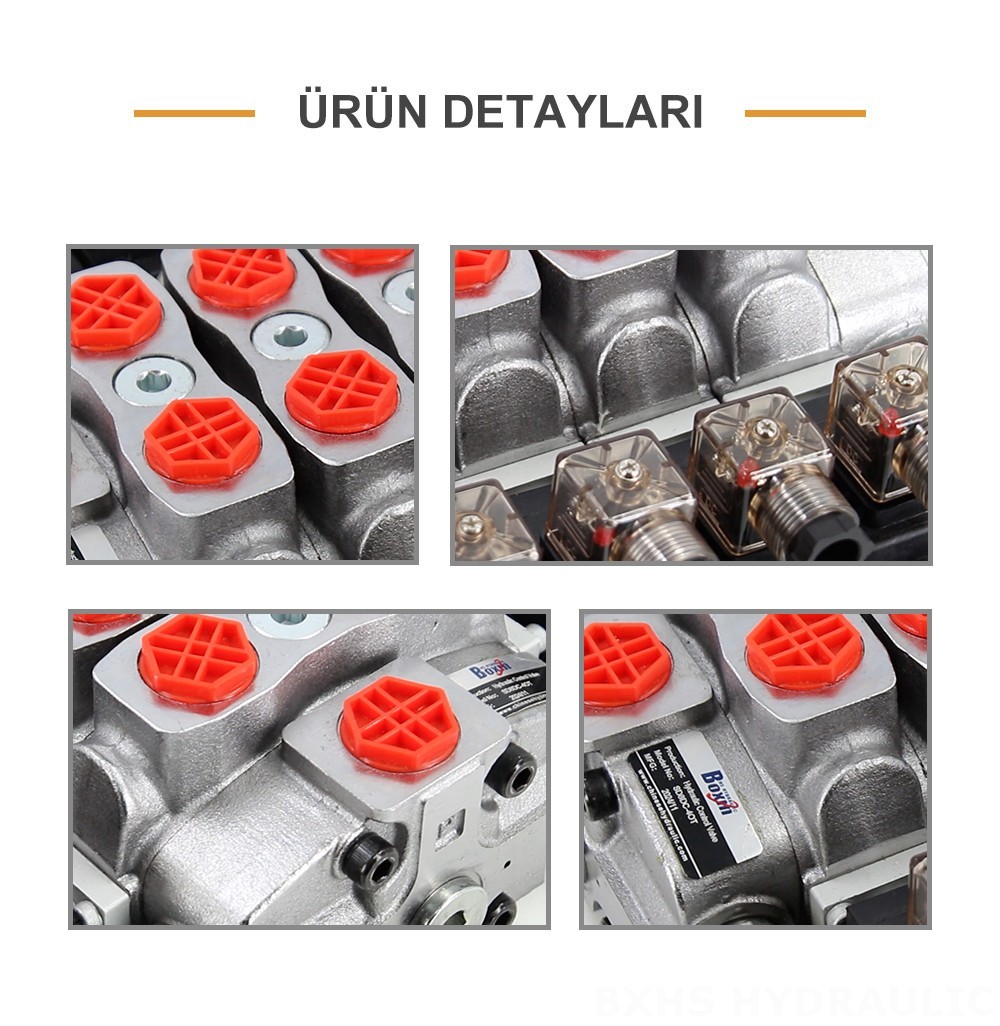 SD8 Selenoid 4 Makara Kesitsel Yönsel Valf