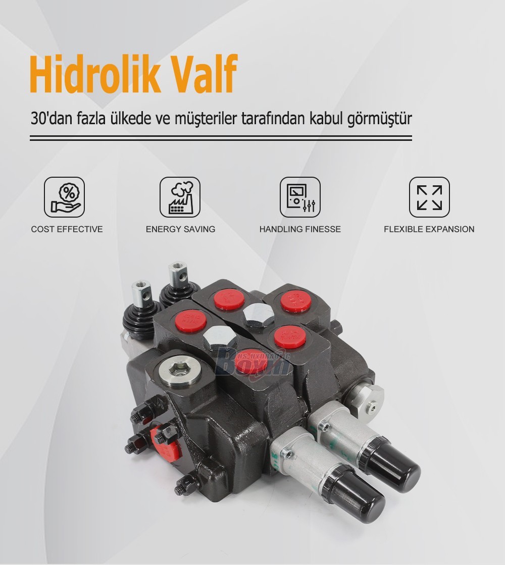 Custom OEM/ODM Services for SDS180T-2CB-OT Manual 2 Spool Sectional Directional Valve