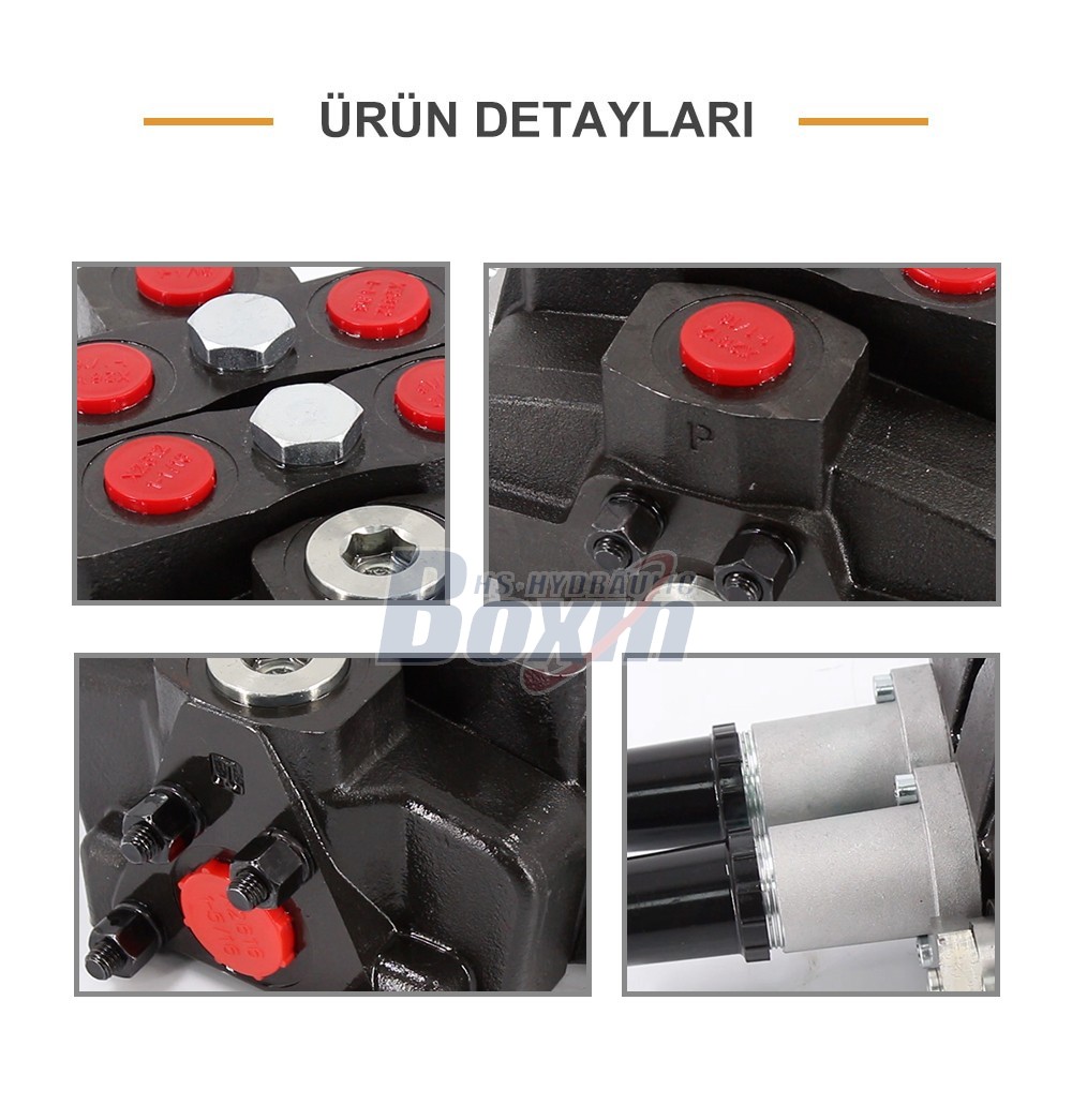 Custom OEM/ODM Services for SDS180T-2CB-OT Manual 2 Spool Sectional Directional Valve