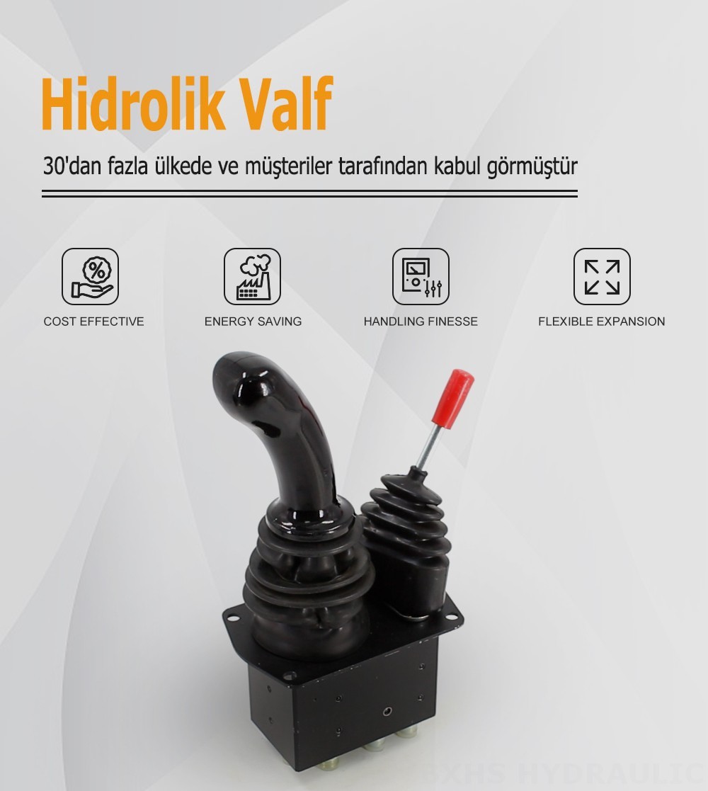 XDF-3X Hidrolik ve Manuel 2 Makara Hidrolik Joystick
