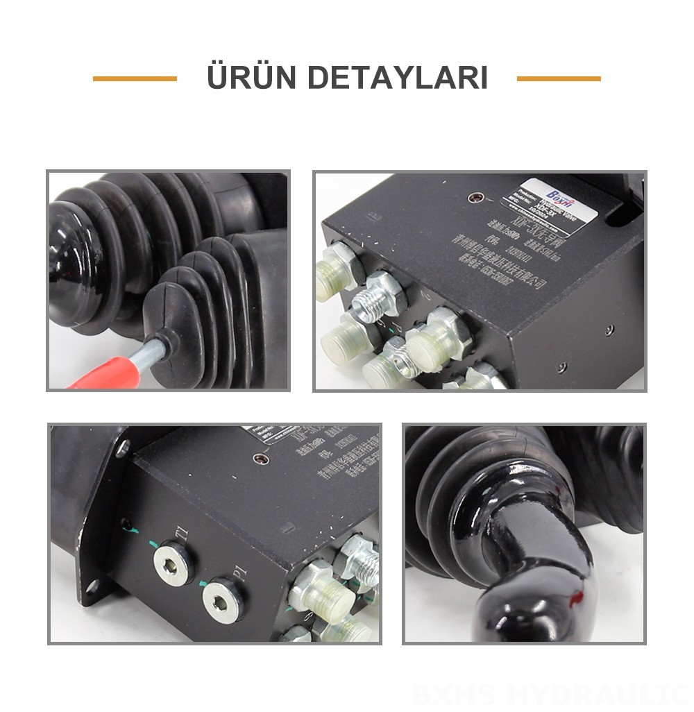 XDF-3X Hidrolik ve Manuel 2 Makara Hidrolik Joystick