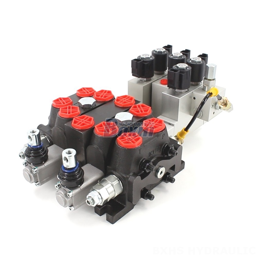 Electro-Hydraulic 3 Spool Sectional Directional Valve DCV100-OT-J-OT main image
