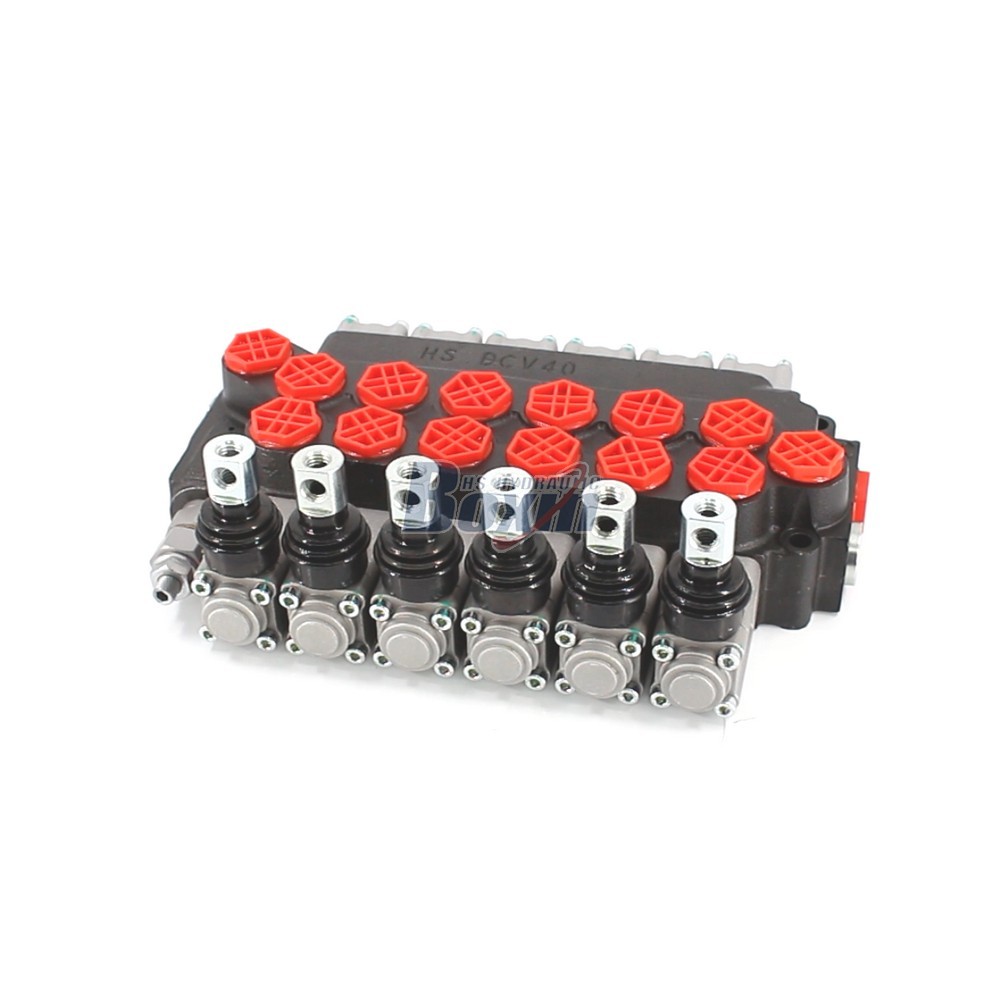 OEM and Custom DCV40 Manual 6 Spool Monoblock Directional Valve Solutions main image