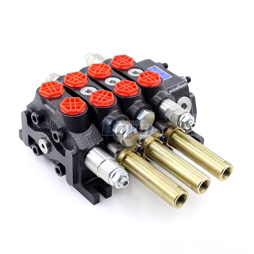 3-Spool Hydraulic Valve | DCV60 Model | Factory Direct & Customizable main image