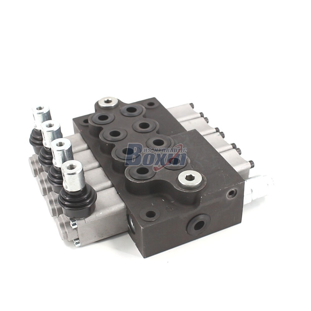 HS45 Manual 4 Spool Monoblock Directional Valve for Hydraulic Systems main image
