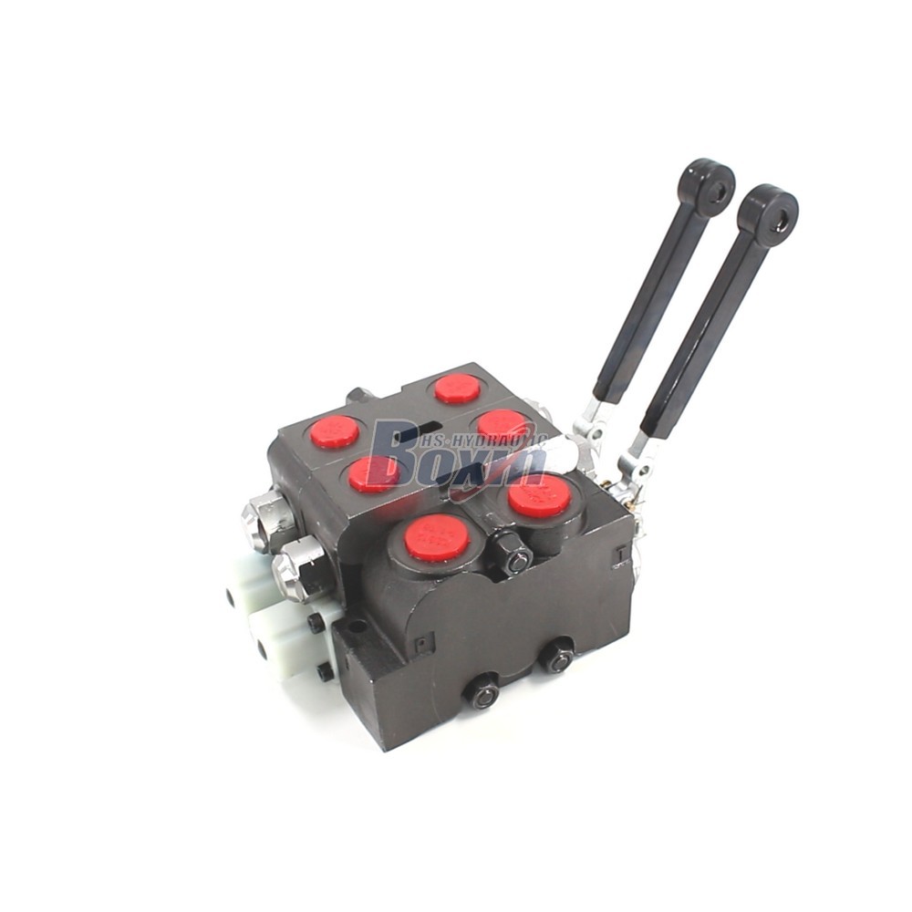 HSV20 Manual 2 Spool Sectional Directional Valve for Hydraulic Systems main image